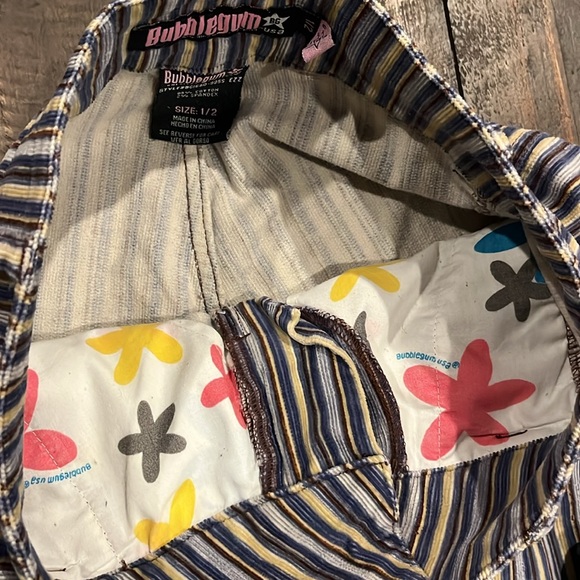 Vintage 90's Bubblegum USA Striped Flare Corduroy low rise pants - Picture 14 of 16